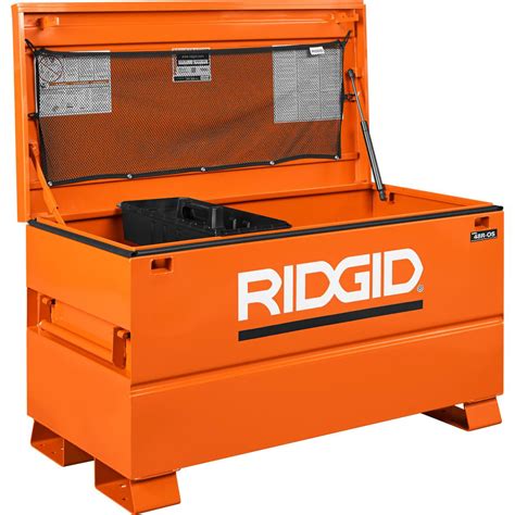 rigid steel job box|ridgid job site chest.